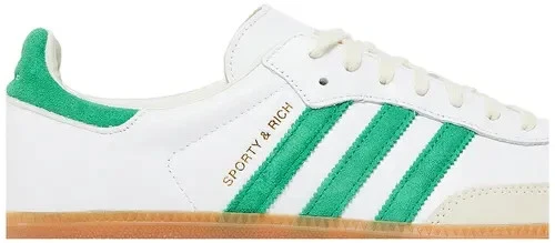 adidas Sporty & Rich x Samba OG White Green for Sale