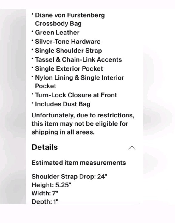 DVF Mini Harper Python Embossed Suede Crossbody S… - image 3