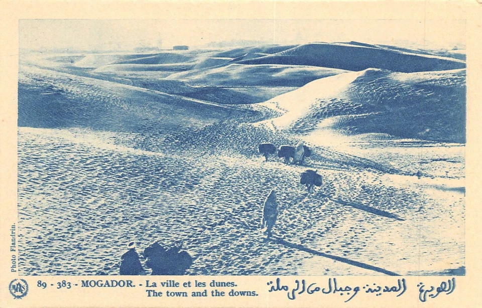 CPA MAROC MOGADOR LA VILLE ET LES DUNES - Photo 1/1