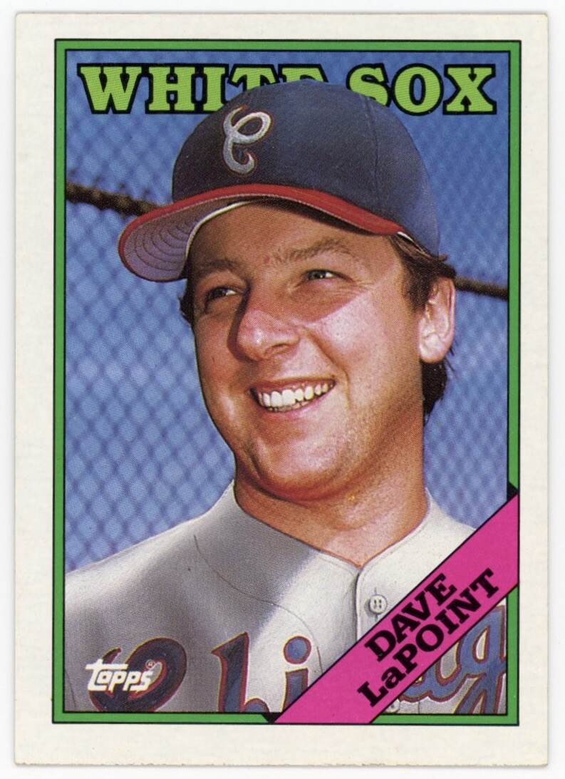 1988 Topps #334 Dave LaPoint Chicago White Sox Baseball Card