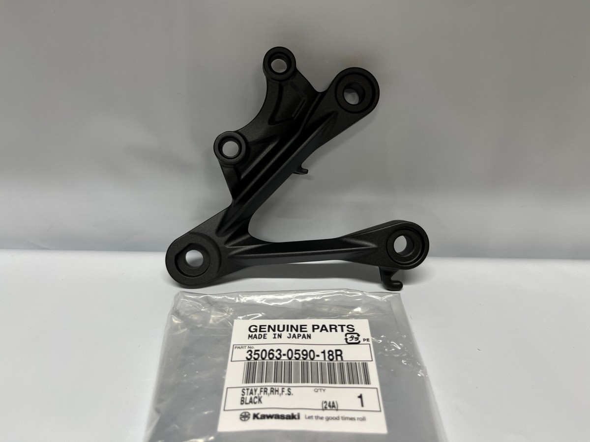 仙鶴68 Buy KAWASAKI 35063-0590-18R STAY,FR,RH,F.S.BLACK online | eBay