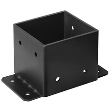 eoere Heavy Duty Steel 8x8" Post Base, Fence Post Base Anchor Bracket Deck Su...