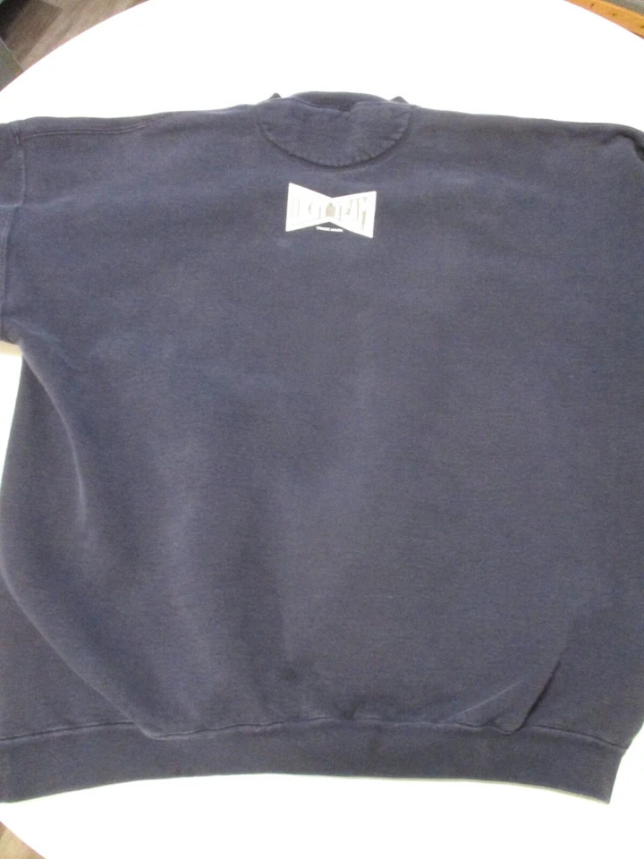 DKNY Jeans Atletismo Vintage Años 90 Y2K Hecho en EE. UU. Azul Sudadera Relajada Talla Única Foto 4 de 4