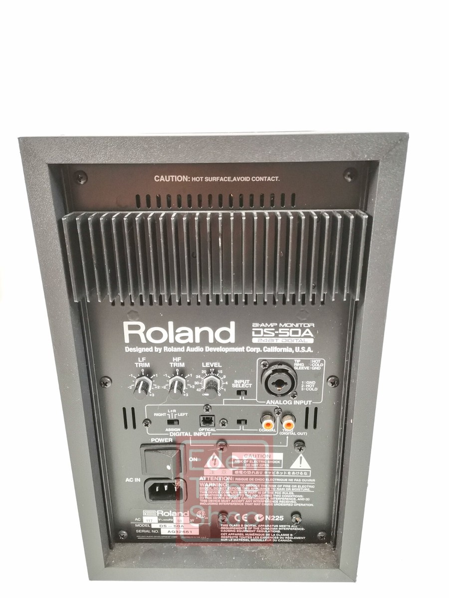 Roland DS-50A 24bit Digital Bi-Amp Monitor Speaker AQ32661
