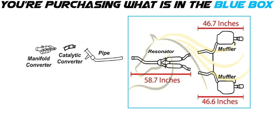 Комплект выхлопной системы с резонатором глушителем из нержавеющей стали подходит для: 2005-09 Audi A4 Quattro 2,0 л - Изображение 3 из 4