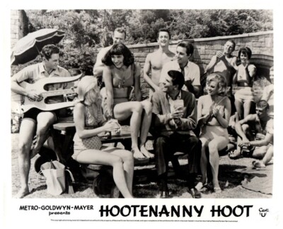 Hootenanny Hoot Original Lobby Card Joby Baker Chris Crosby Bikini Girls 1963