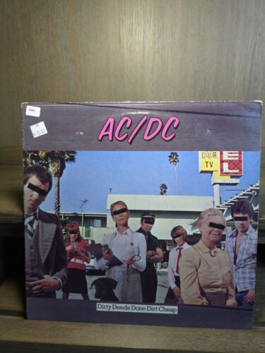 AC/DC – Dirty Deeds Done Dirt Cheap For Those About To Rock Heavy Metal LP Lot