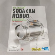 Soda Can Robug by Green Science Fun Science Experiment Kids Build Recycle Robot