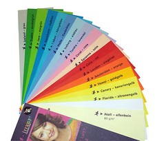 Tonpapier Tonkarton  Tonzeichenpapier A4 - basteln viele Farben 160g/m² (22339)