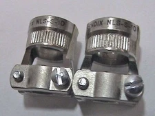 2 each Bendix Straight Backshell NLS-S10 NASA Propulsion Spare NOS