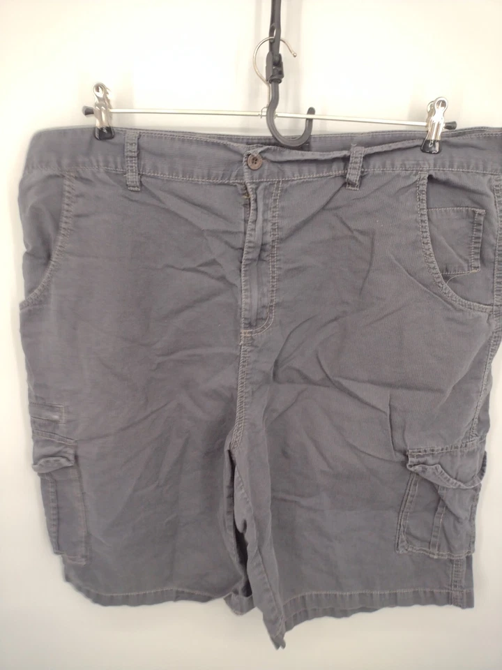 Beverly Hills Polo Club Pantalones Cortos Para Hombres 42 Gris Carga Informal Caqui Chino Utilitario Foto 2 de 4