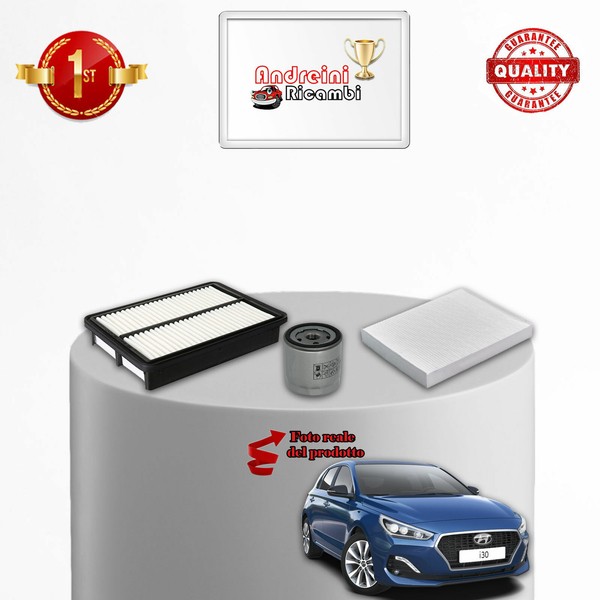 Set Service 3 Filter Hyundai I30 III 1.4 74KW 100CV Von 2016->-image