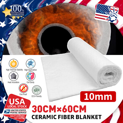 Ceramic Fiber Blanket Insulation High Temperature Fireproof Mat Pad for Stoves