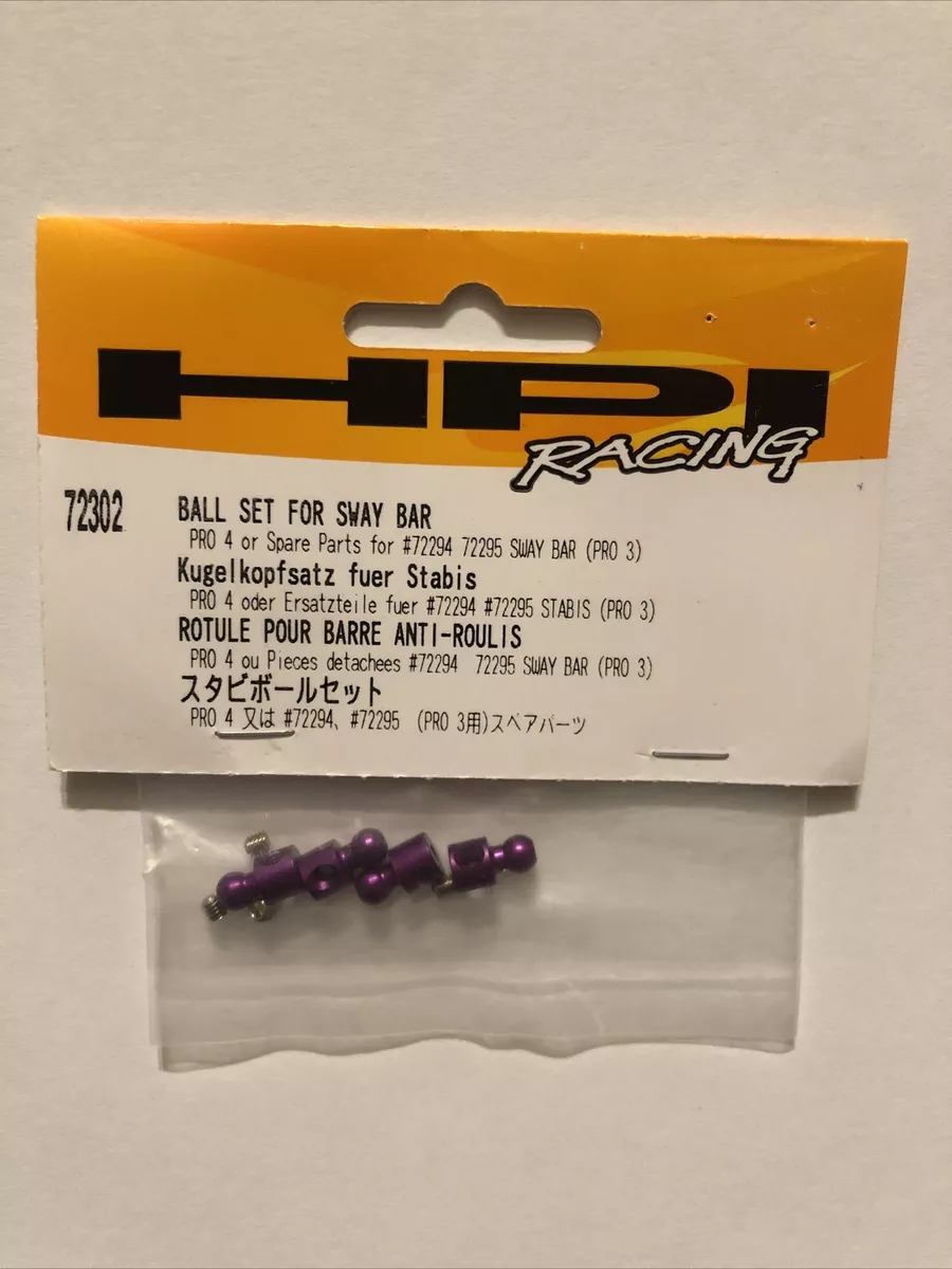 HPI 72302 BALL SET FOR SWAY BAR PRO4 | eBay