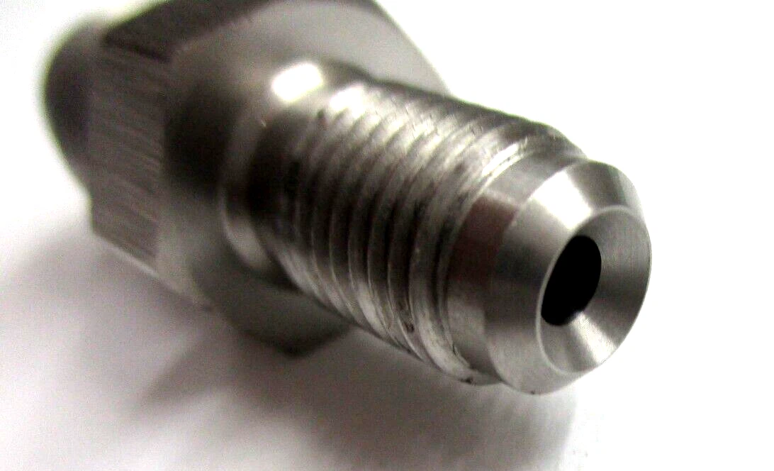 03 AN male flare to 3 8 x 24 combi inverted flare STAINLESS STEEL