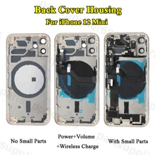 For iPhone 12 Mini Back Cover Housing Rear Battery Door Frame Replacement Part
