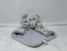 Light Purple ELEPHANT 15 Security Blanket Lovey Toy By Aurora Baby