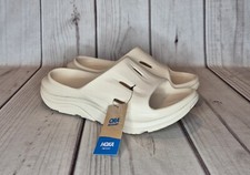 Hoka Ora Unisex Men's 10/Wmn's 12 Recovery Slide 3 Sandal Vanilla/ Vanilla