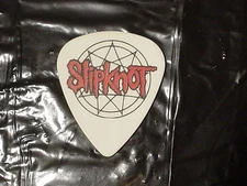 SLIPKNOT Logo & 4 Jim Root Signature 2004 Concert Tour RaRe GUITAR PICK