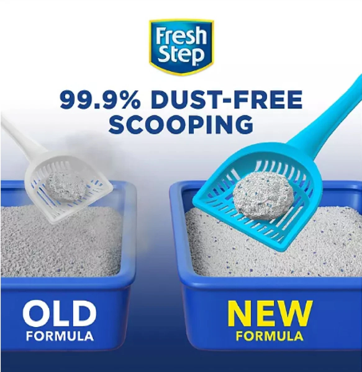 Fresh step total control store with febreze cat litter