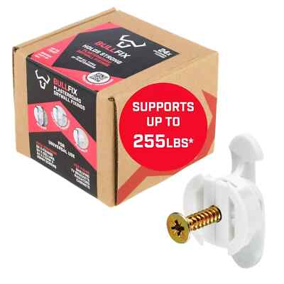 'Universal' Heavy Duty Drywall Anchors, Holds up to 255Lbs, Hollow Wall Anchor M