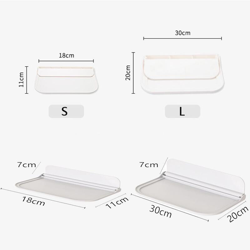 Foldable Floating Shelf Wall Mounted Shelf WallShelf Bathroom Shelf