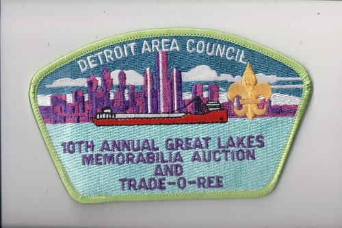 Detroit Area Council SA-106 CSP 10th Annual Memorabilia Auction and TOR