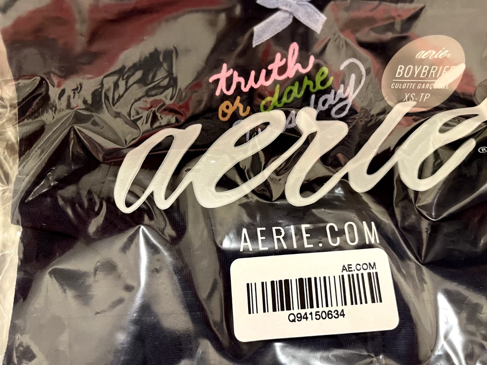 NEW Aerie 7pc Boyshort Panties- 7 Days of the Week- Women’s Size XS - Image 3 of 4