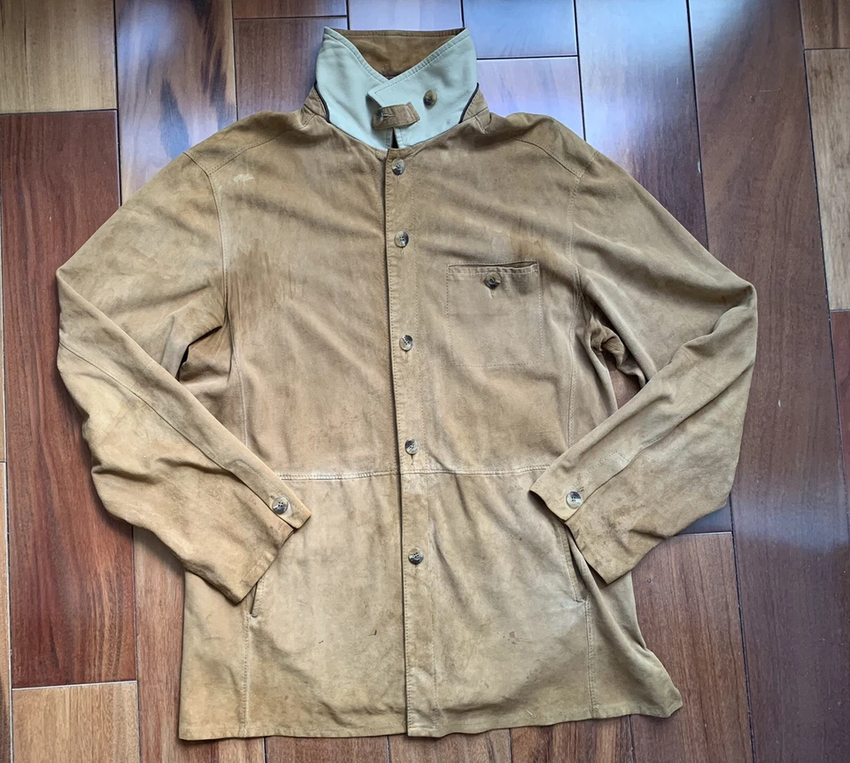 Men’s Gimo’s Suede Jacket Coat Shirt Vintage ! GiMOS - Image 3 of 4