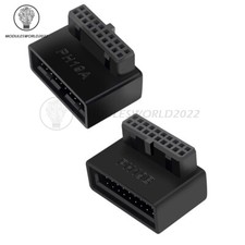 USB 3.0 90 Degree Adapter 19Pin/20Pin Angle Power Adapter Board For Motherboard