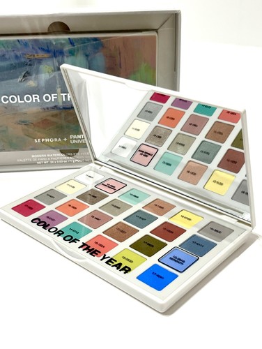 SEPHORA x PANTONE UNIVERSE Modern Watercolors EYESHADOW PALETTE 24 Shade NEWwBOX - Picture 3 of 6