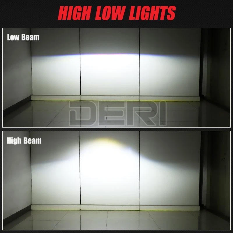 3.0" Bi LED Fog Light Projector Lens Hi/Lo 6000K For Ford Focus Ranger Explorer - Image 3 of 4