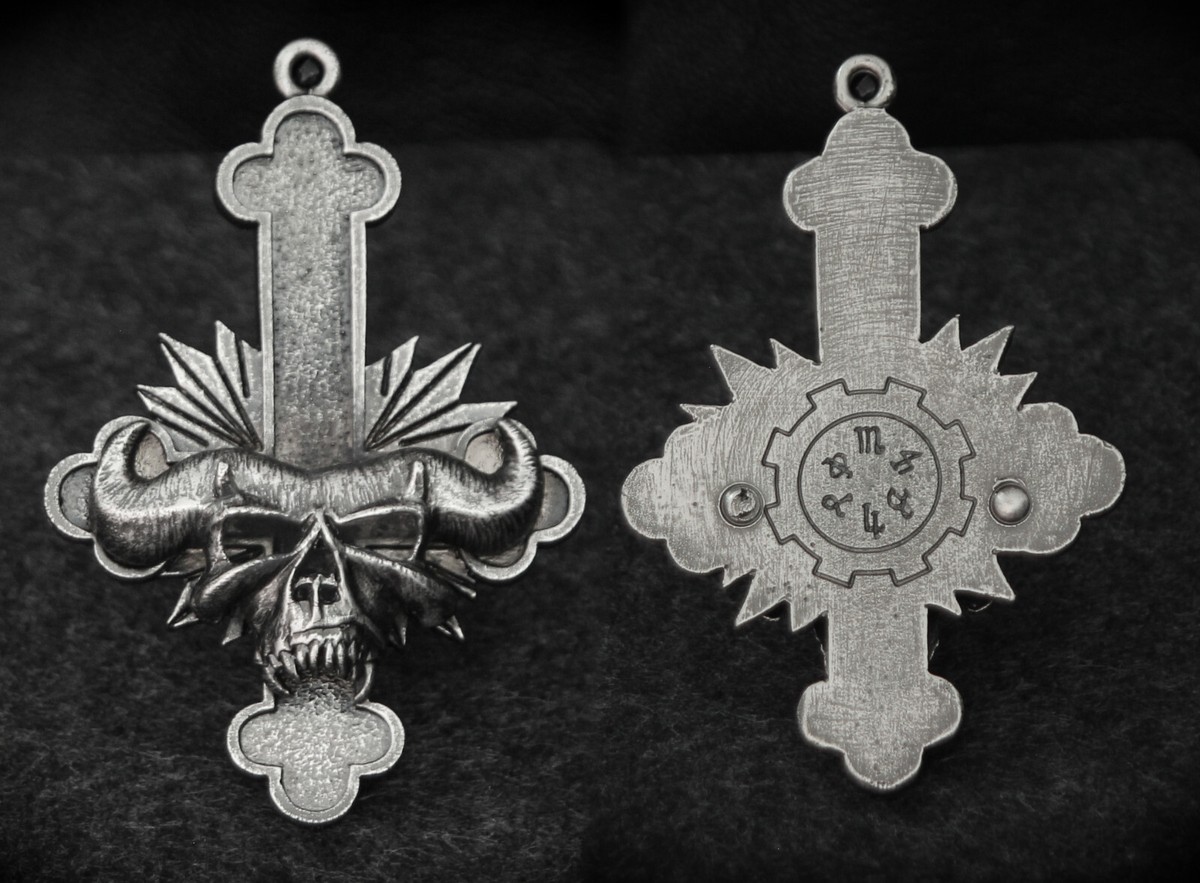 Danzig Lucifuge Cross Necklace MISFITS SAMHAIN thrall pendant FULL