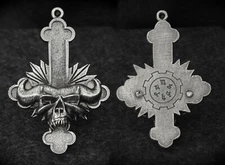Danzig Lucifuge Cross Necklace MISFITS SAMHAIN thrall pendant FULL SIZE LARGE V4