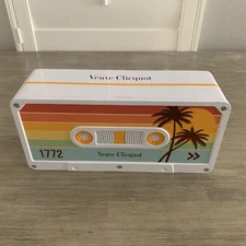 Veuve Clicquot 1772 Limited Edition Cassette Tape Champagne Bottle Holder Sunset