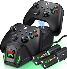 Rechargeable Battery Pack Charging Dock For Xbox One Elite/Series X S Controller