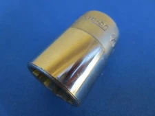 Snap-on, 3/4”, 1/2" Drive, 12-point Chrome Shallow Socket SV241 • Looks Unused •