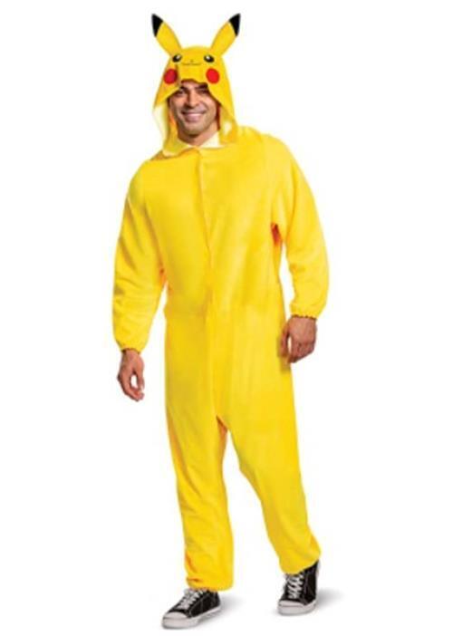 Disguise Kit de fantasia adulto Pikachu unissex, Amarelo, One Size