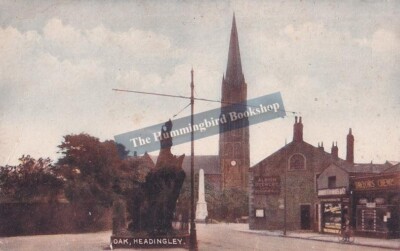 Oak Headingley Leeds Yorkshire unbenutzte Postkarte