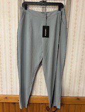 New Pretty Little Thing Pants Women’s Size 12 Dark Mint Taliored Trousers