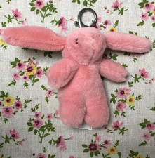 Cute Pink Bunny Keychain Plush Bag Charm Soft Toy Tulip Bashful Jellycat - NWT
