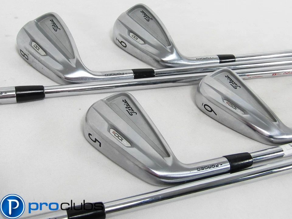 LEFT HANDED TITLEIST '2021 T100S / T100 IRONS 4-9 NIPPON MODUS3 TOUR 120 X-FLEX - Image 3 of 4