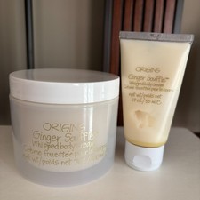 Origins Ginger Souffle Whipped Body Cream Vintage 7 oz tub 1.7 oz tube