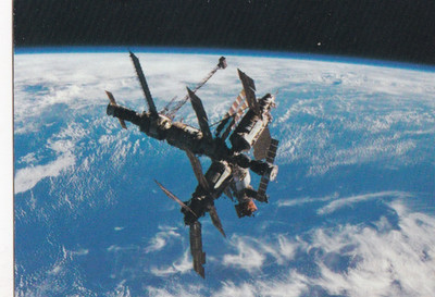 Russian Mir Space Station Miniature ''3.5 x 2.5'' Picture