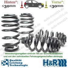 H&R Tieferlegungsfedern 30mm u.a.: Audi A4 Cabriolet 8HE, Bj. 2006-2009