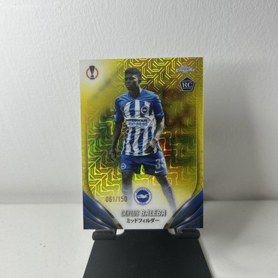 Carlos Baleba Rookie /150 Gold Mojo Topps Chrome UCC Japan 2023-24