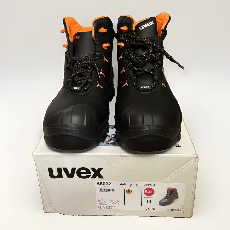 Uvex 2 S3 Safety Boots Size UK 10 / EU 44 - Image 2 of 4