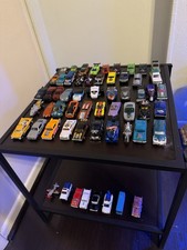 Lot of 57 Hot Wheels With Some Matchbox Cars Case Vintage collection