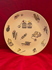 RIDGEWAY (HOMEMAKER) "BARBECUE" DINNER PLATE EXTREMELY RARE & COLLECTABLE 1960's
