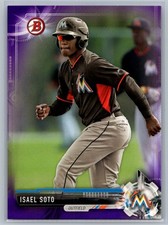Isael Soto 2017 Bowman Purple /250 #BP129